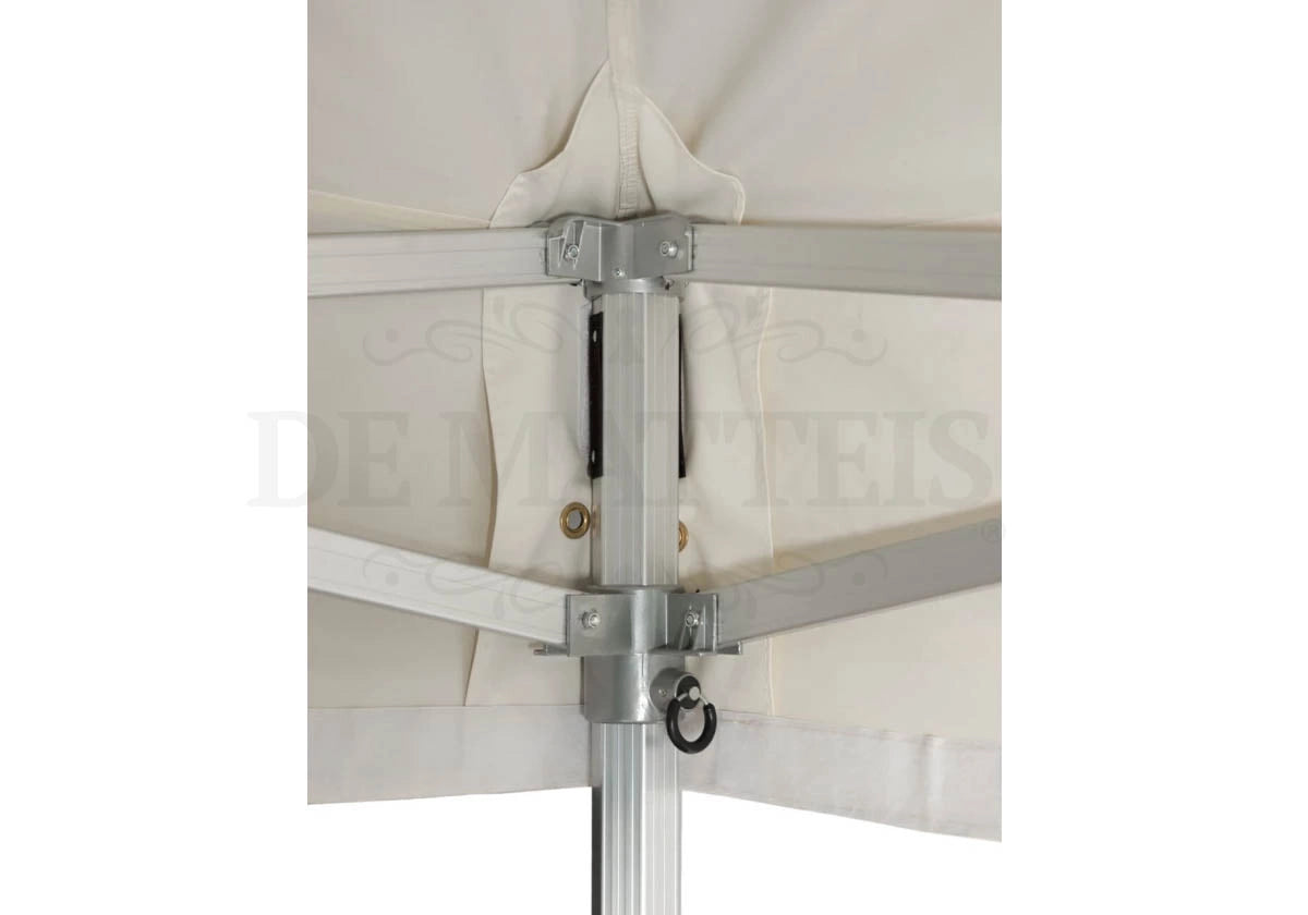 Gazebo Pieghevole Pro50 3x4,5 M Alluminio Beige Con Custodia