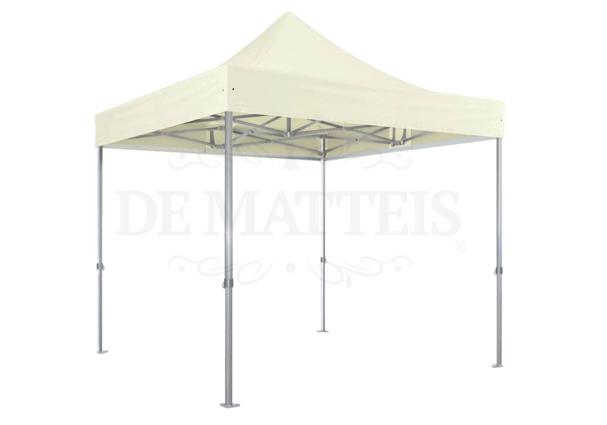 Gazebo Pieghevole Pro50 4x4 M Alluminio Beige Con Custodia