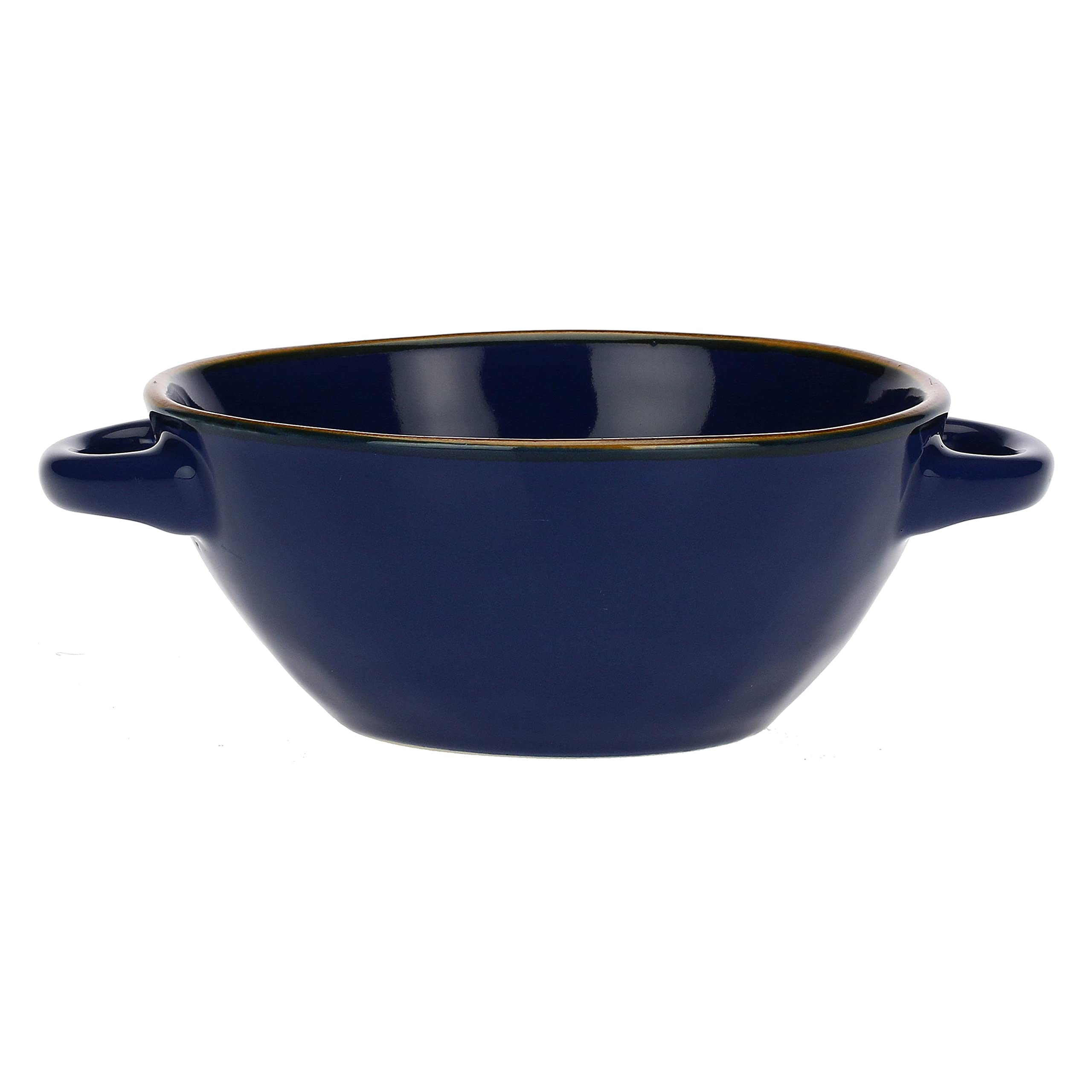 Ciotola Zuppa Manici Blu Cobalto