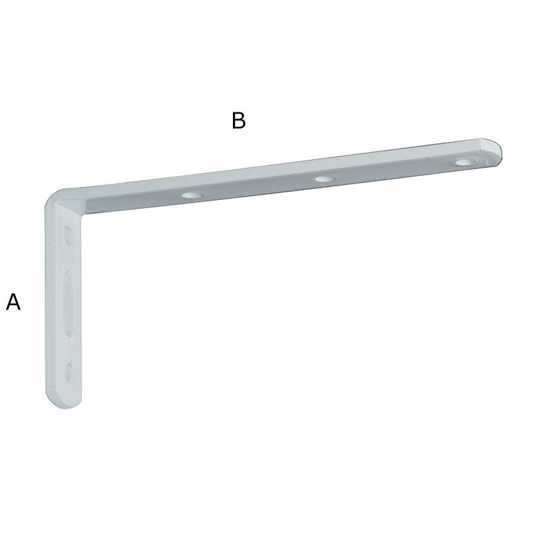 Mensole Pesanti Verniciate Bianche Mm.150