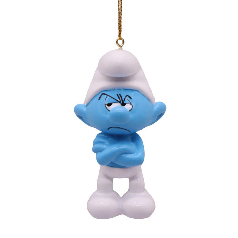 Pendente Puffo Brontolone 3d