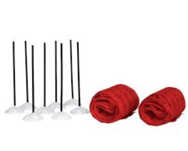 Ski Racing Net Set Of 10 Lemax set di reti da slalom per percorsi sciistici con paletti e supporti - DeMatteis.it