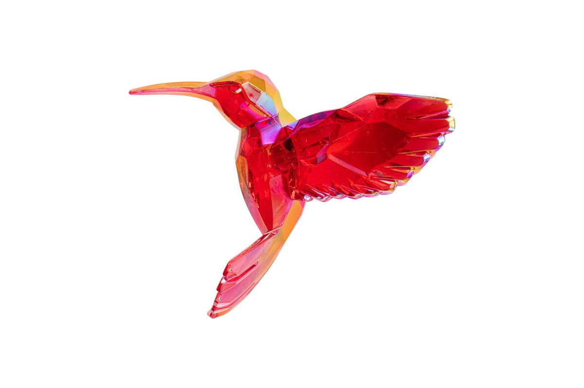 Pendente Colibri Trasparente Rosso