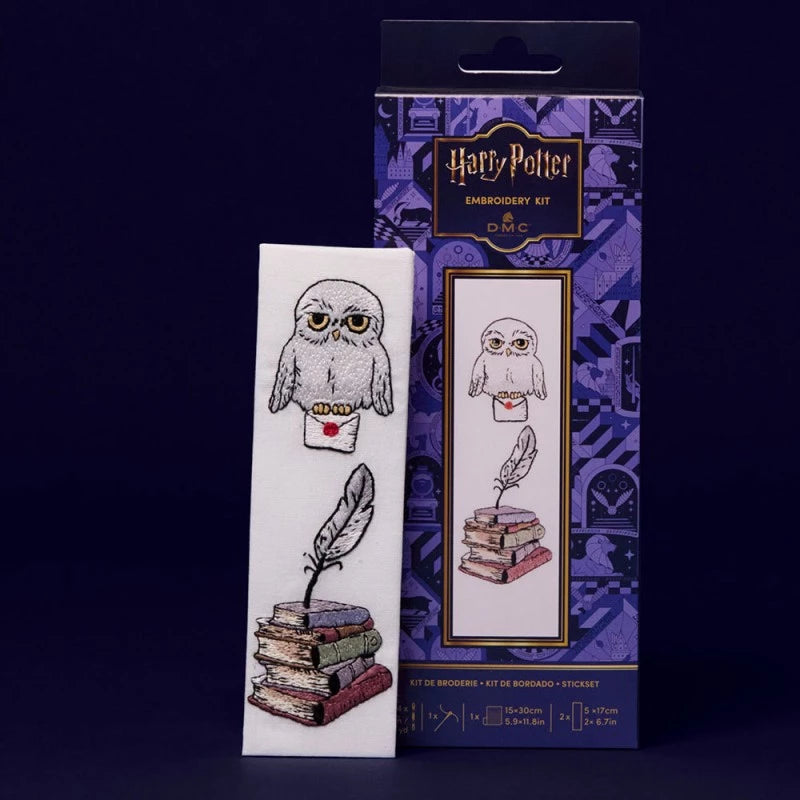 Kit Ricamo Segnalibro Hedwige Collezione Harry Potter