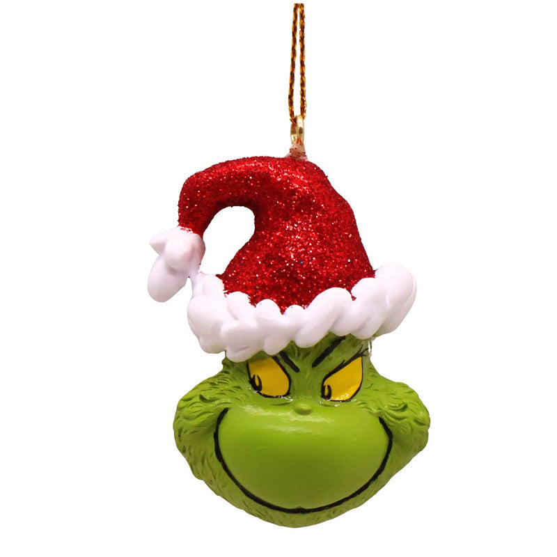Pendente Grinch Con Cappello 3d