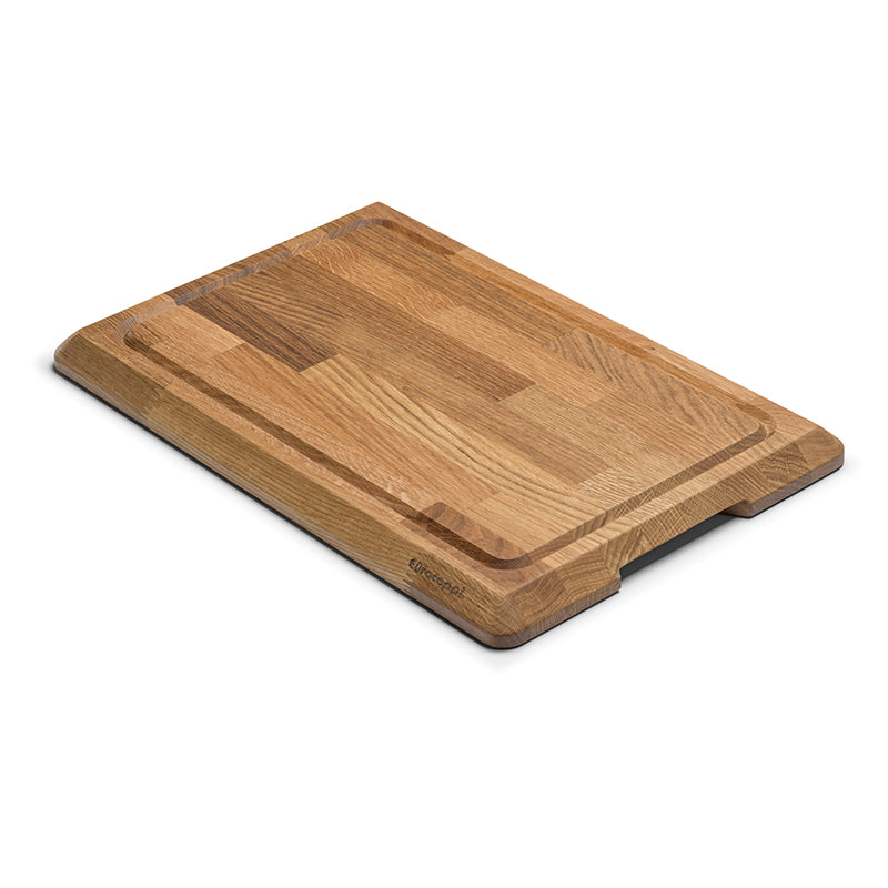 Tagliere In Legno Lamellare Rovere Oliato 45x35x3,2 Cm