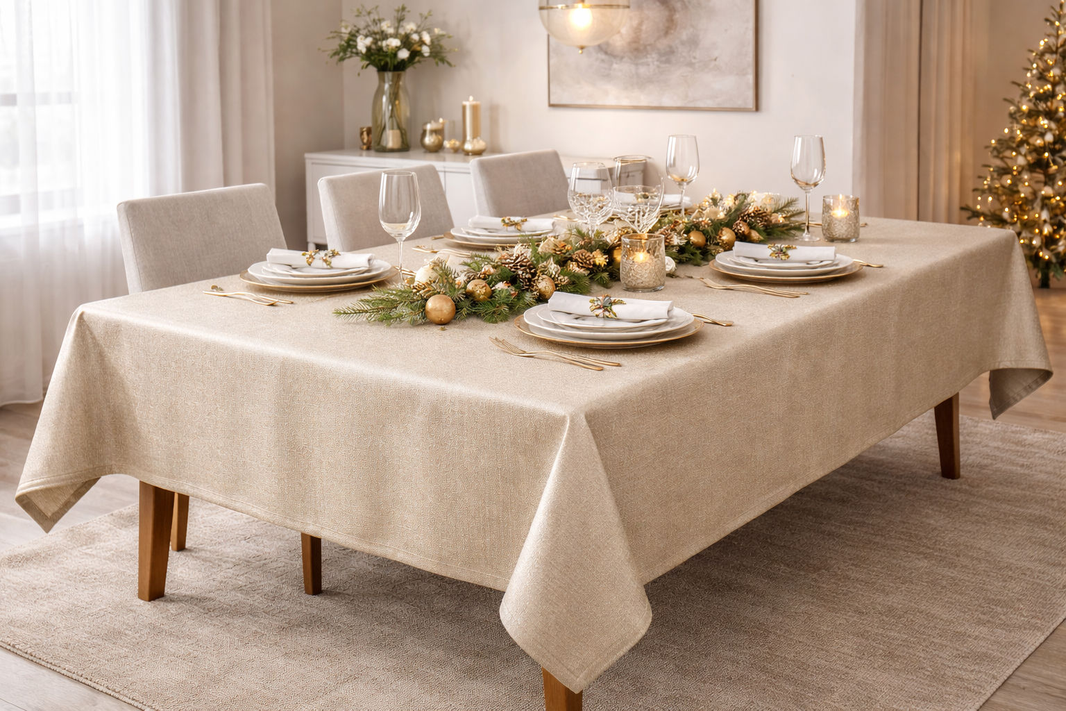 Tovaglia Lurex Melange 140x180 CM 1 PZ