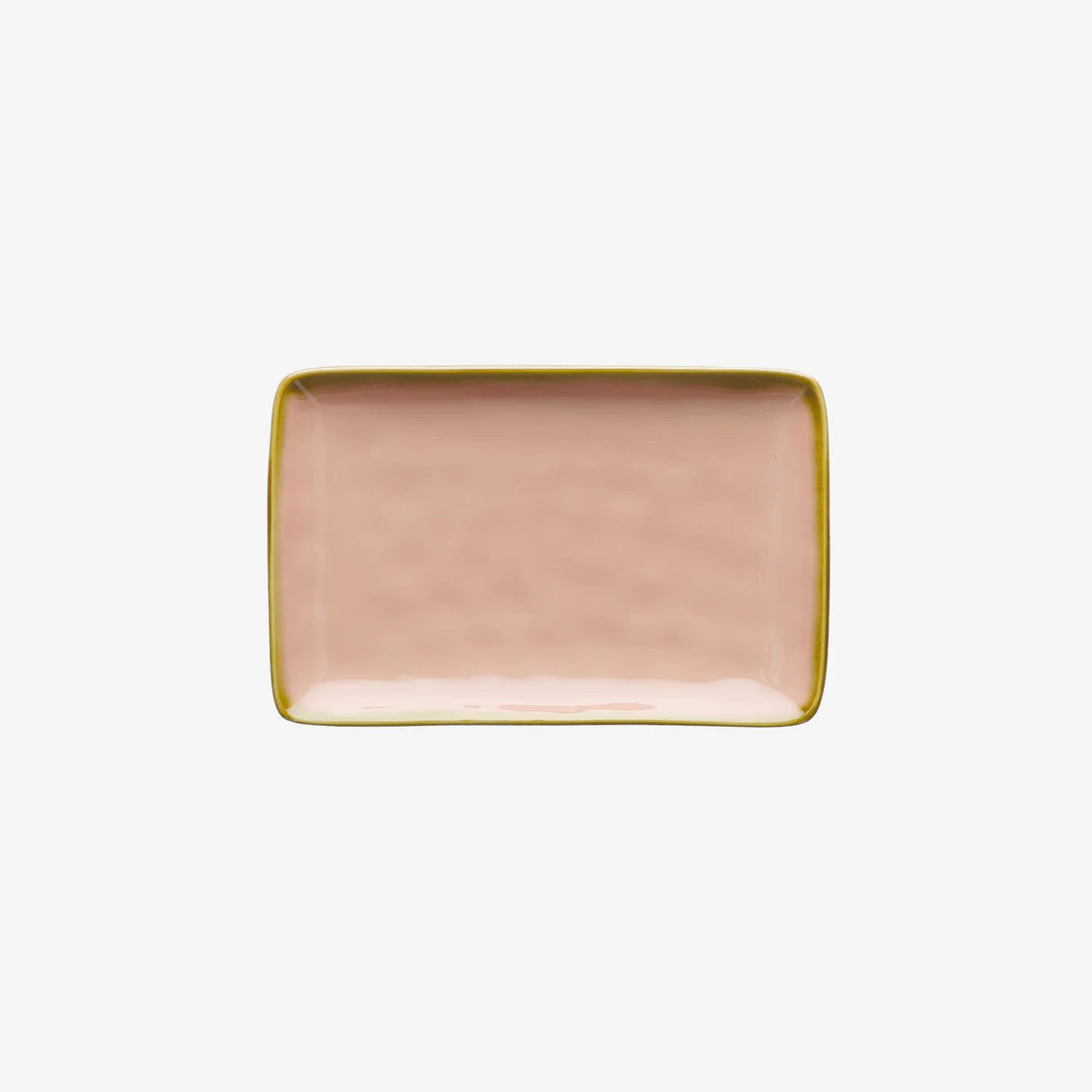 Vassoio Rettangolare Concerto Rosa Cipria 20x13 Cm