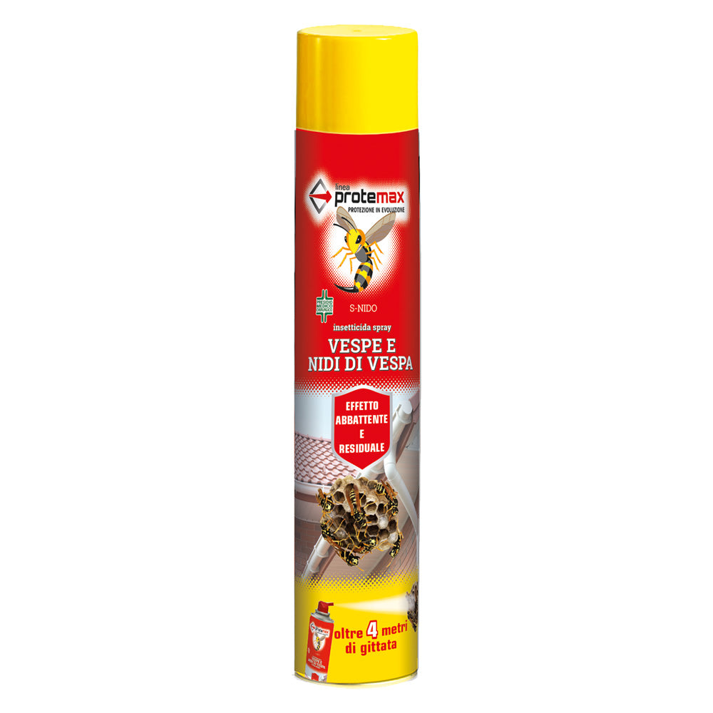 Insetticida spray Vespe e Nidi di vespa 750 Ml