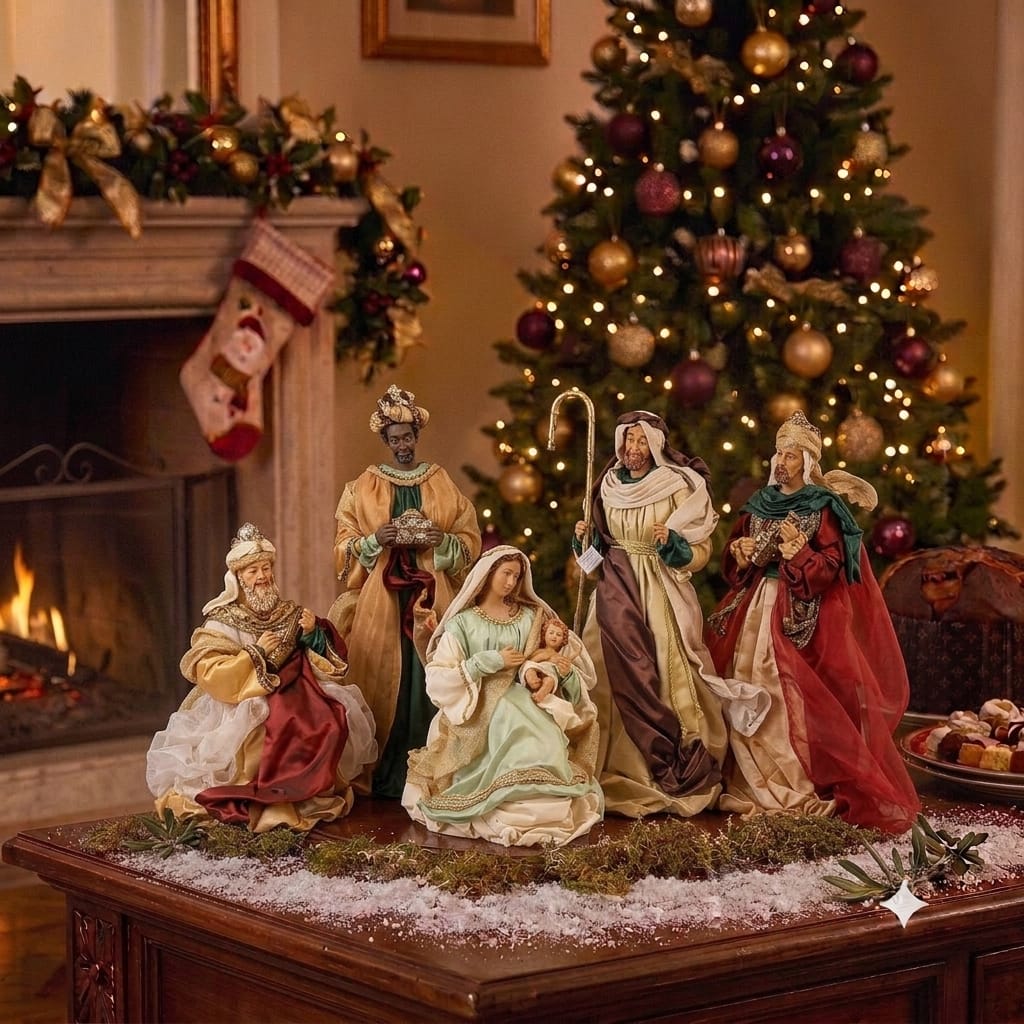 Personaggi Presepe Set 6 Cm 75
