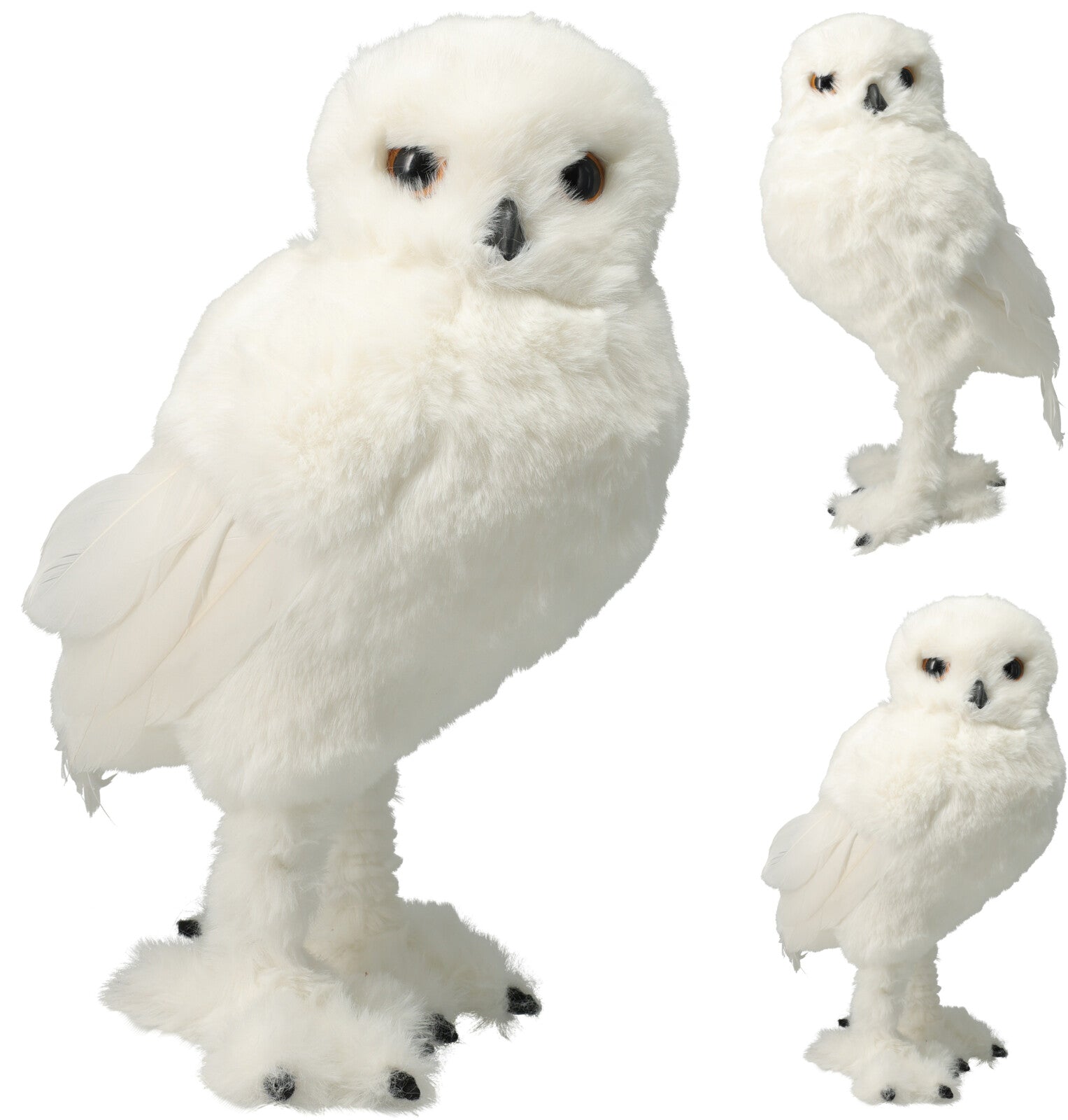 Gufo 31 Cm Bianco 1 Pezzo