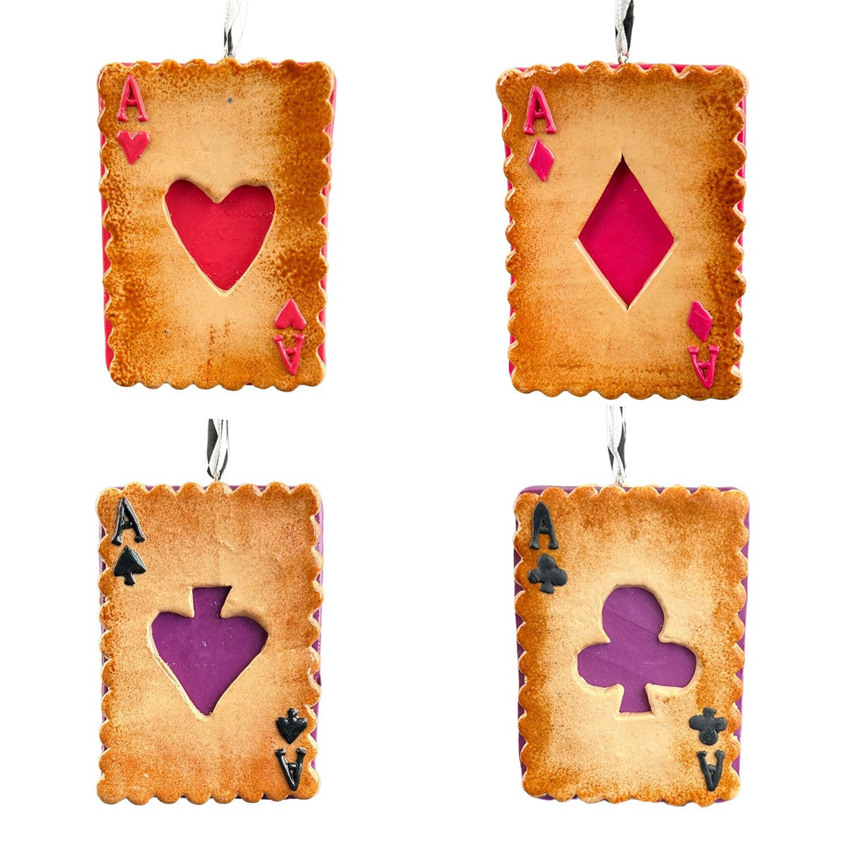 Pendente Carta Da Gioco Biscotto 1 Pezzo