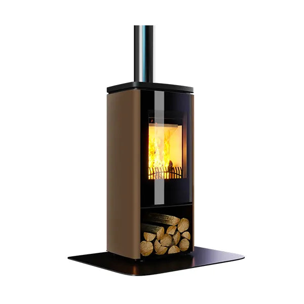 Stufa A Legna Nobis Zenith 600 Bronzo