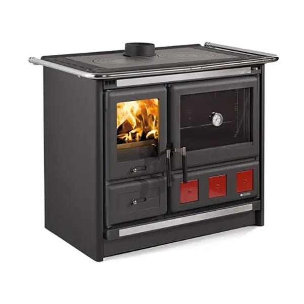 Nordica Cucina a Legna Rosa XXL VST Nero Antracite
