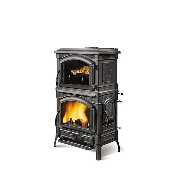 Nordica Stufa Legna Isotta Forno Evo Nero Antracite