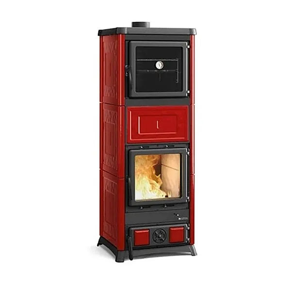 Nordica Stufa Legna Nova Forno Bordeaux