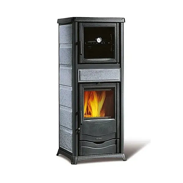 Nordica Stufa Legna Rossella Plus Forno Evo Pietra Naturale