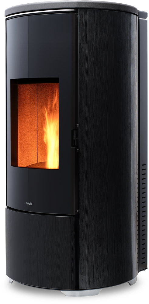 Stufa Pellet Nobis H12V Shape Glass - DeMatteis.it