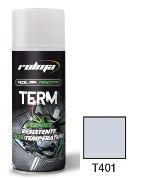 Vernice spray T401 alluminio: Vernice spray resistente alle alte temperature fino a 600°C, con formula siliconata avanzata per proteggere in modo duraturo superfici esposte a condizioni estreme. | Dematteis.it