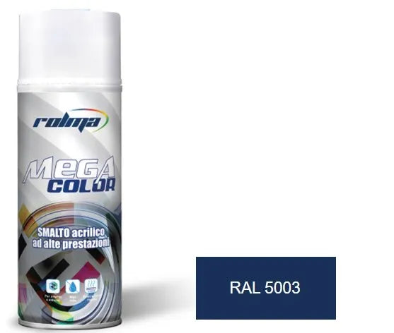 Vernice spray ral 5003 blu zaffiro: Vernice spray acrilica di elevata qualità, caratterizzata da rapida essiccazione, ottima adesione e resistenza agli agenti atmosferici. | Dematteis.it