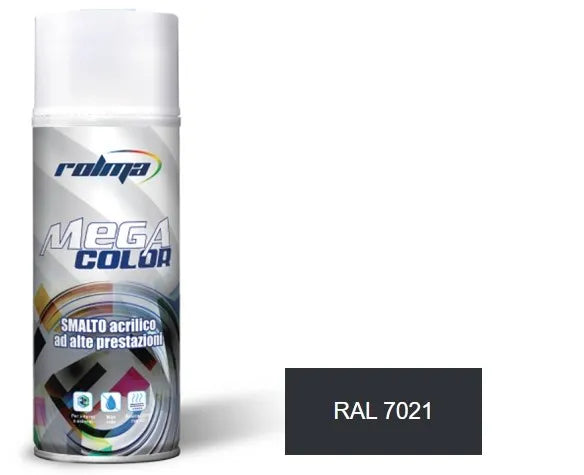 Vernice spray ral 7021 grigio nerastro: Vernice spray di alta qualità, caratterizzata da rapida essiccazione, adesione eccezionale e resistenza agli agenti atmosferici per risultati professionali su diverse superfici. | Dematteis.it