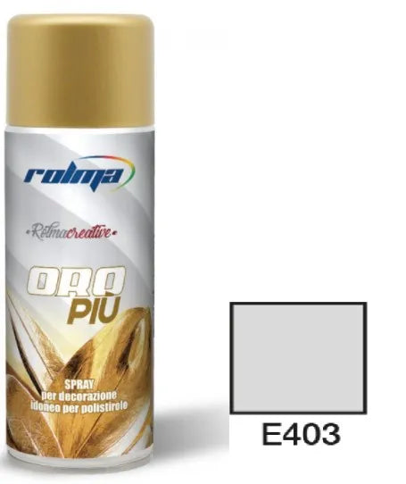 Vernice spray ral E403 argento: Vernice spray di alta qualità, ideale per progetti creativi grazie alla sua eccezionale aderenza su molteplici superfici e alla rapida essiccazione. | Dematteis.it