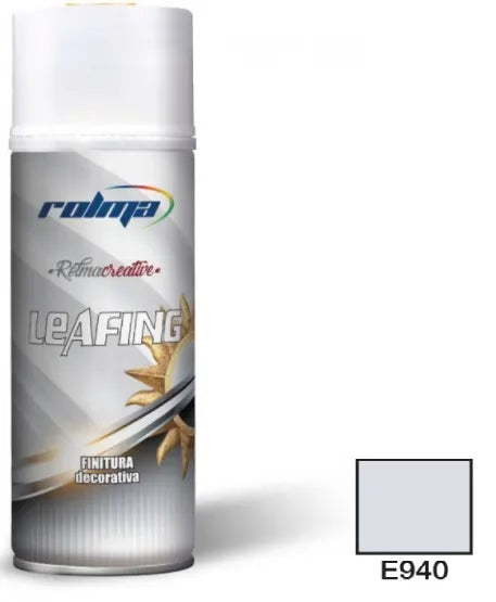 Vernice spray ral E940 cromo argento: Vernice spray a base di pigmenti metallici Leafing, ideale per rinnovare superfici in metallo, legno e plastica con una finitura satinata di classe superiore. | Dematteis.it