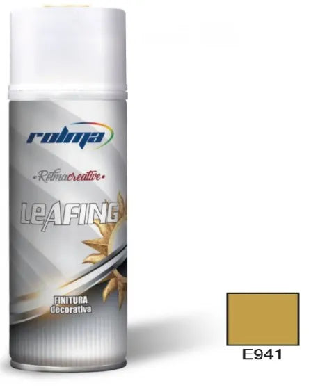 Vernice spray ral E941 cromo oro: Vernice spray di alta qualità con finitura satinata e pigmenti metallici Leafing per rinnovare oggetti in modo elegante e raffinato. | Dematteis.it