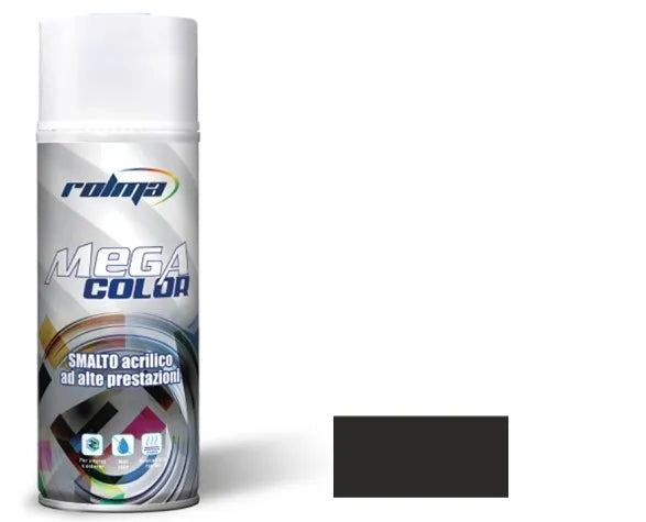 Vernice spray ral M006 nero opaco: Vernice spray professionale a rapida essicazione, ideale per superfici in metallo, legno e plastica, con finitura bianco opaco resistente agli agenti atmosferici. | Dematteis.it