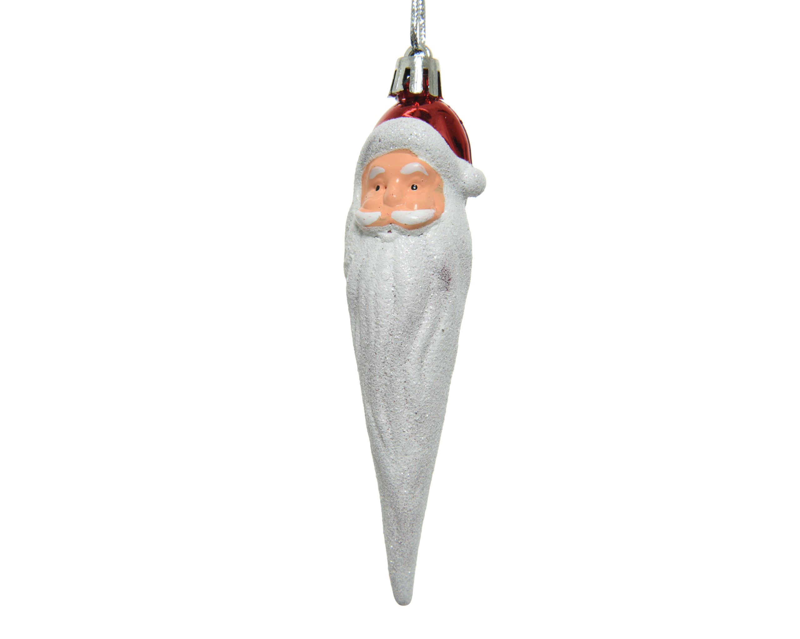 Pendente Testa Babbo Natale D 3X13 Cm