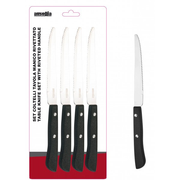 Set 4 Coltelli Tavola Ausonia 61602