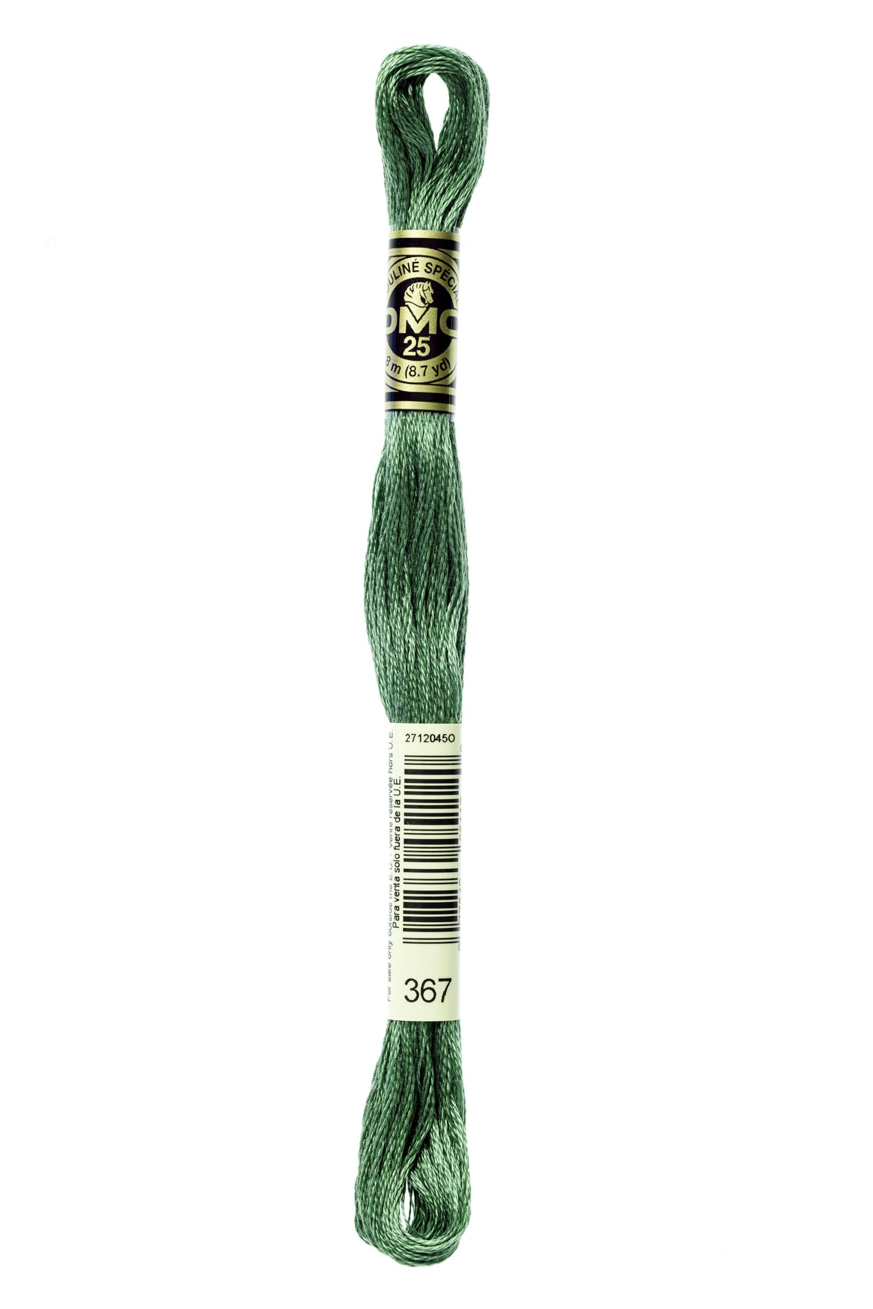 Cotone Dmc Da Ricamo Mouline Colore 367: Filo di cotone multicolore adatto per il ricamo e il lavoro a maglia, disponibile in una vasta gamma di tonalità vivaci. | Dematteis.it