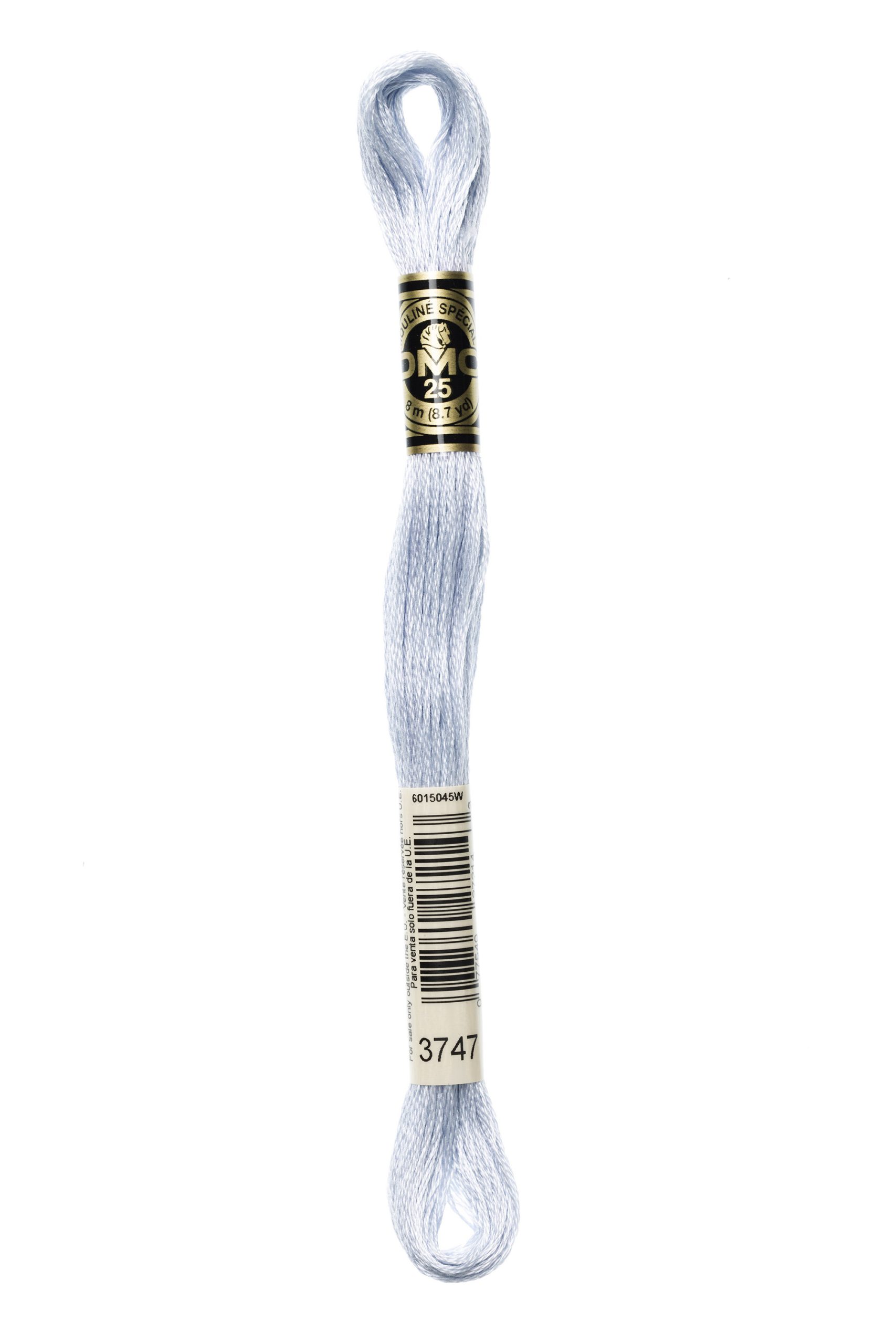 Cotone Dmc Da Ricamo Mouline Colore 3747: Filo di cotone mouliné di alta qualità, ideale per progetti di ricamo e uncinetto, disponibile in una vasta gamma di colori vivaci e raffinati. | Dematteis.it