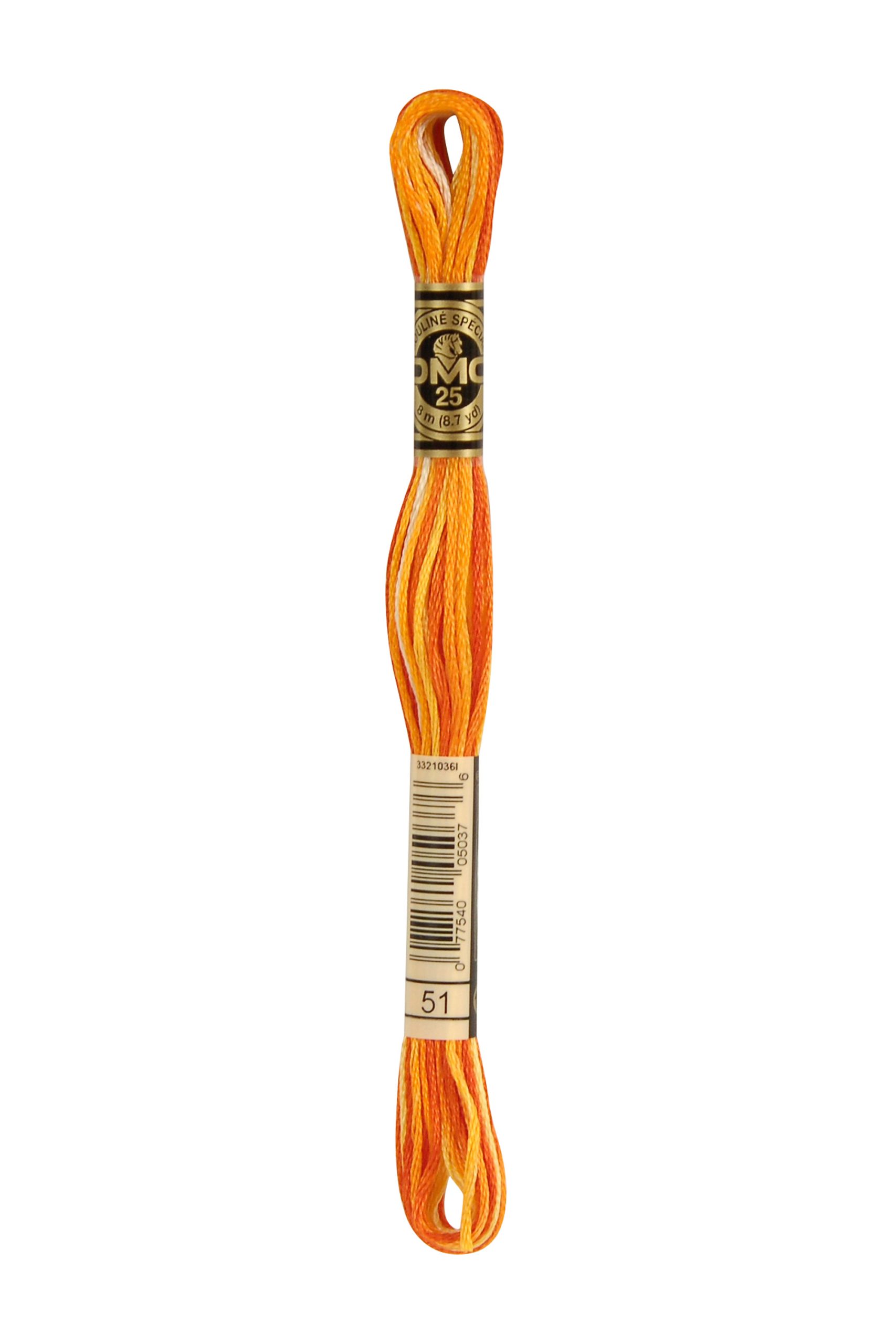 Cotone Dmc Da Ricamo Mouline Colore 51: Matassa di cotone multicolore ideale per il ricamo e il punto croce, con tonalità vivaci e sfumature delicate. | Dematteis.it