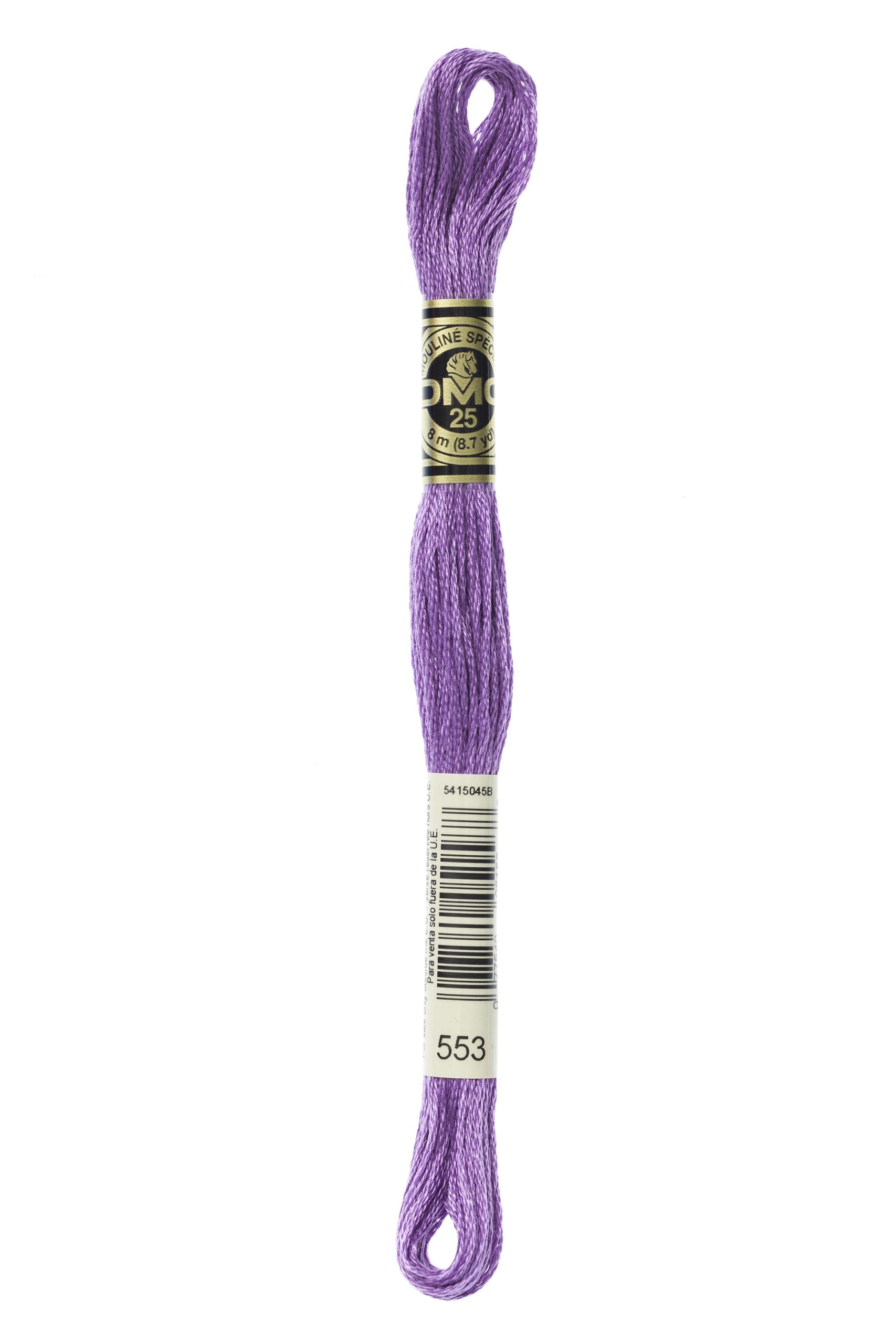 Cotone Dmc Da Ricamo Mouline Colore 553: Matassa di pregiato cotone mouliné nelle sfumature di un ricco colore arancione, ideale per lavori di ricamo e uncinetto. | Dematteis.it