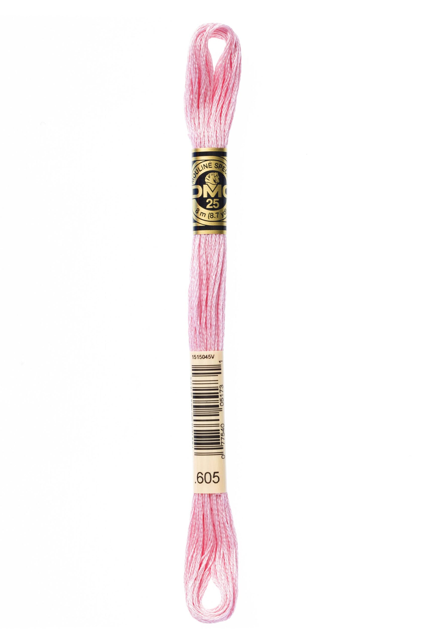 Cotone Dmc Da Ricamo Mouline Colore 605: Matassa di filato colorato in cotone mouliné ideale per ricami e lavori a maglia dalla tavolozza cromatica vivace e versatile. | Dematteis.it