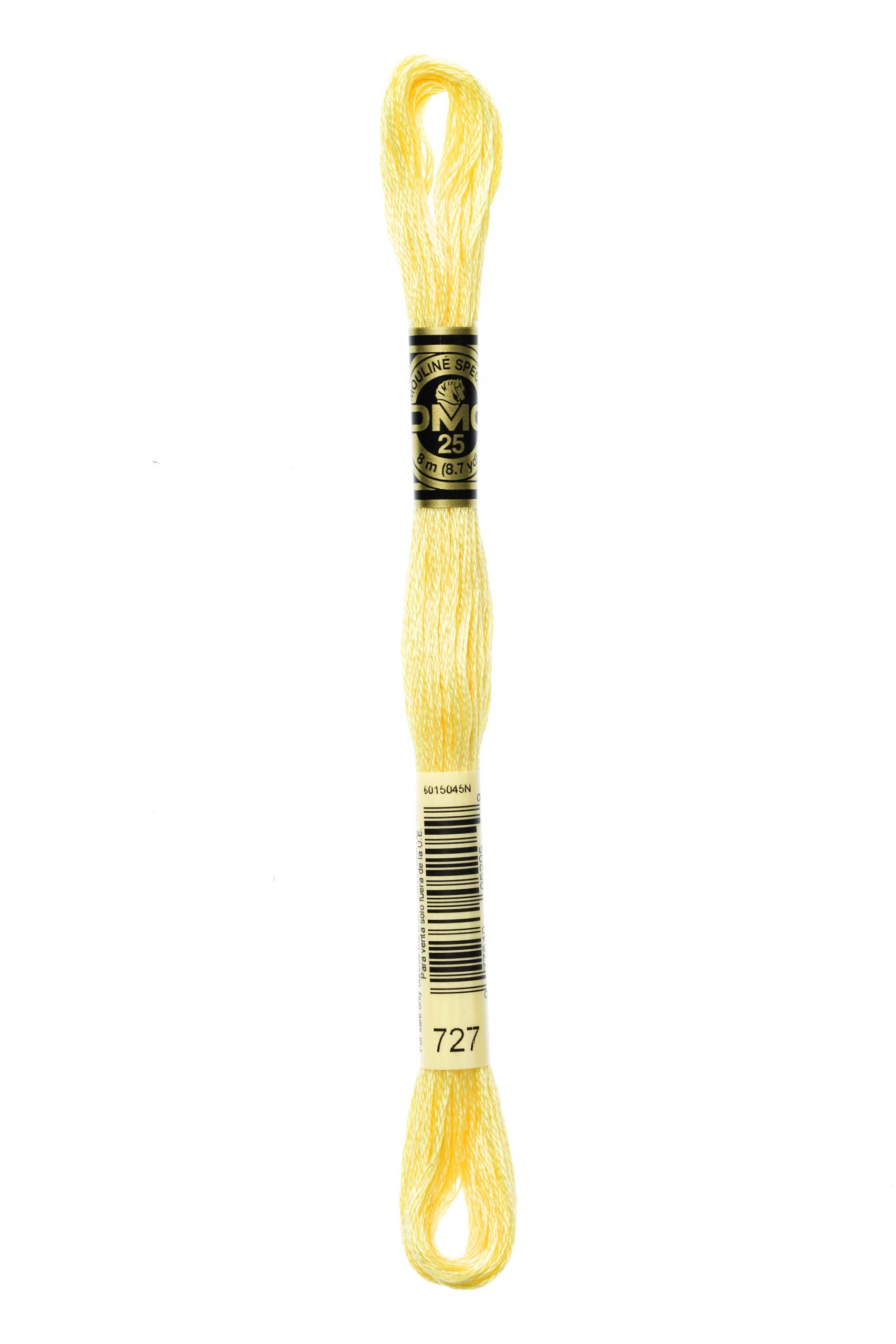 Cotone Dmc Da Ricamo Mouline Colore 727: Filo in cotone mouliné ideale per il ricamo, disponibile in una vasta gamma di colori vivaci e saturi. | Dematteis.it