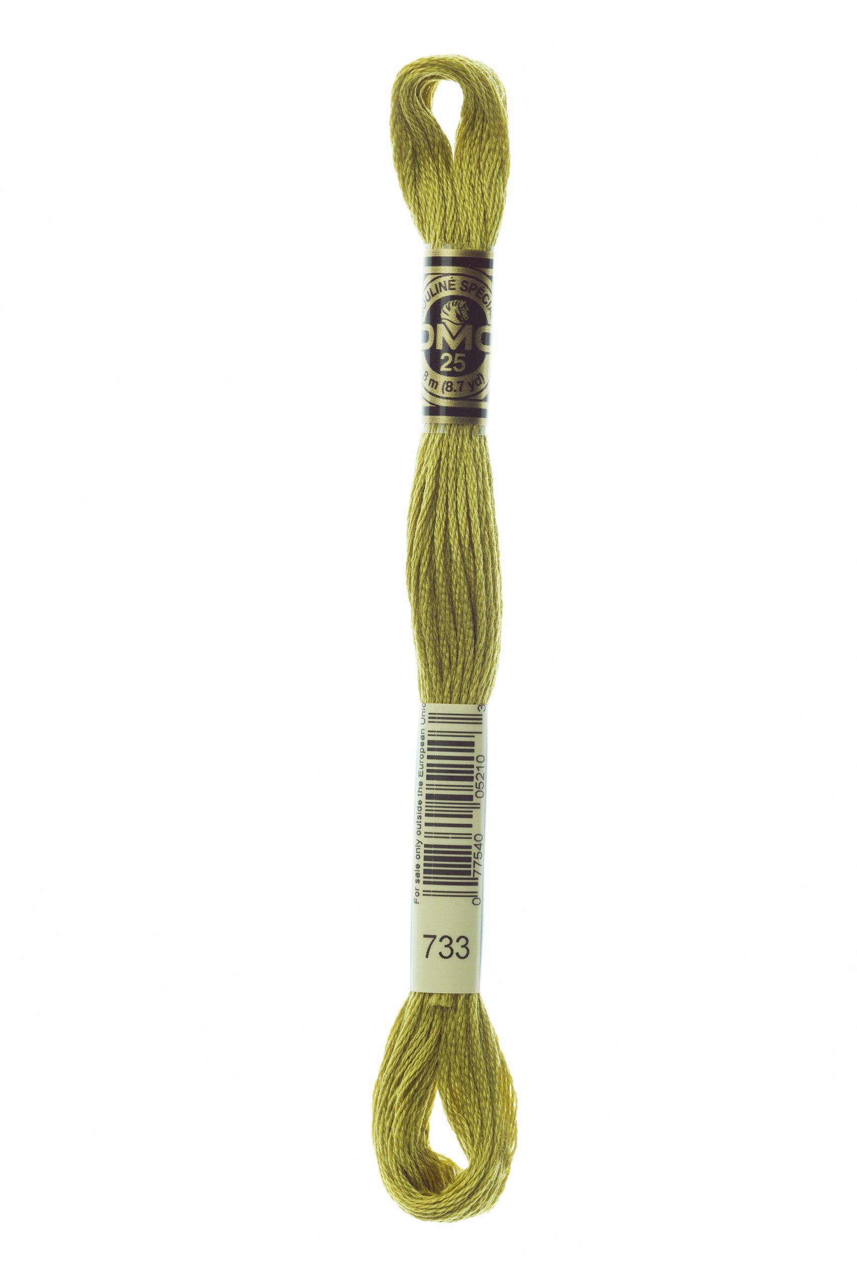 Cotone Dmc Da Ricamo Mouline Colore 733: Filo di cotone multicolore ideale per ricami e lavori a maglia, con una trama morbida e una vasta gamma di tonalità. | Dematteis.it