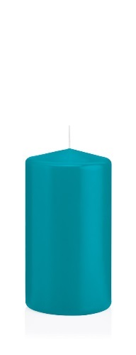 Candela Cilindrica 6X8 Cm Azzurro