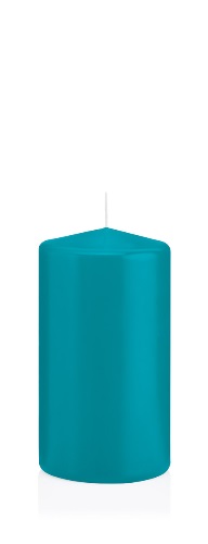 Candela Cilindrica 6X12 Cm Azzurro