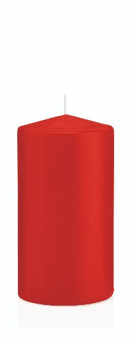 Candela Cilindrica 8X15 Cm Rosso