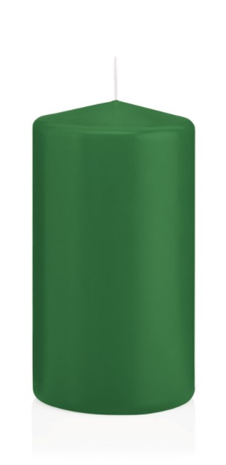 Candela Cilindrica 7X13 Cm Verde Scuro