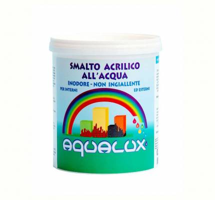 Aqualux Smalto Acrilico 750 Ml Bianco Opaco 301