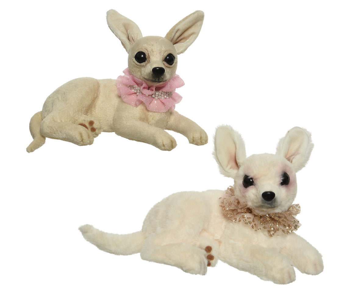 Cagnolino Collare Rosa 25X17X16 Cm 1 Pezzo
