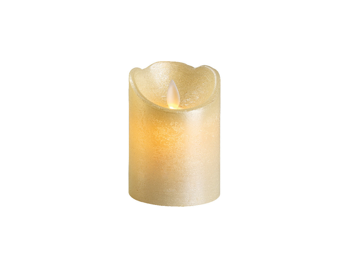 Candela Perla 7,5X10 Cm Fiamma Led Warm White