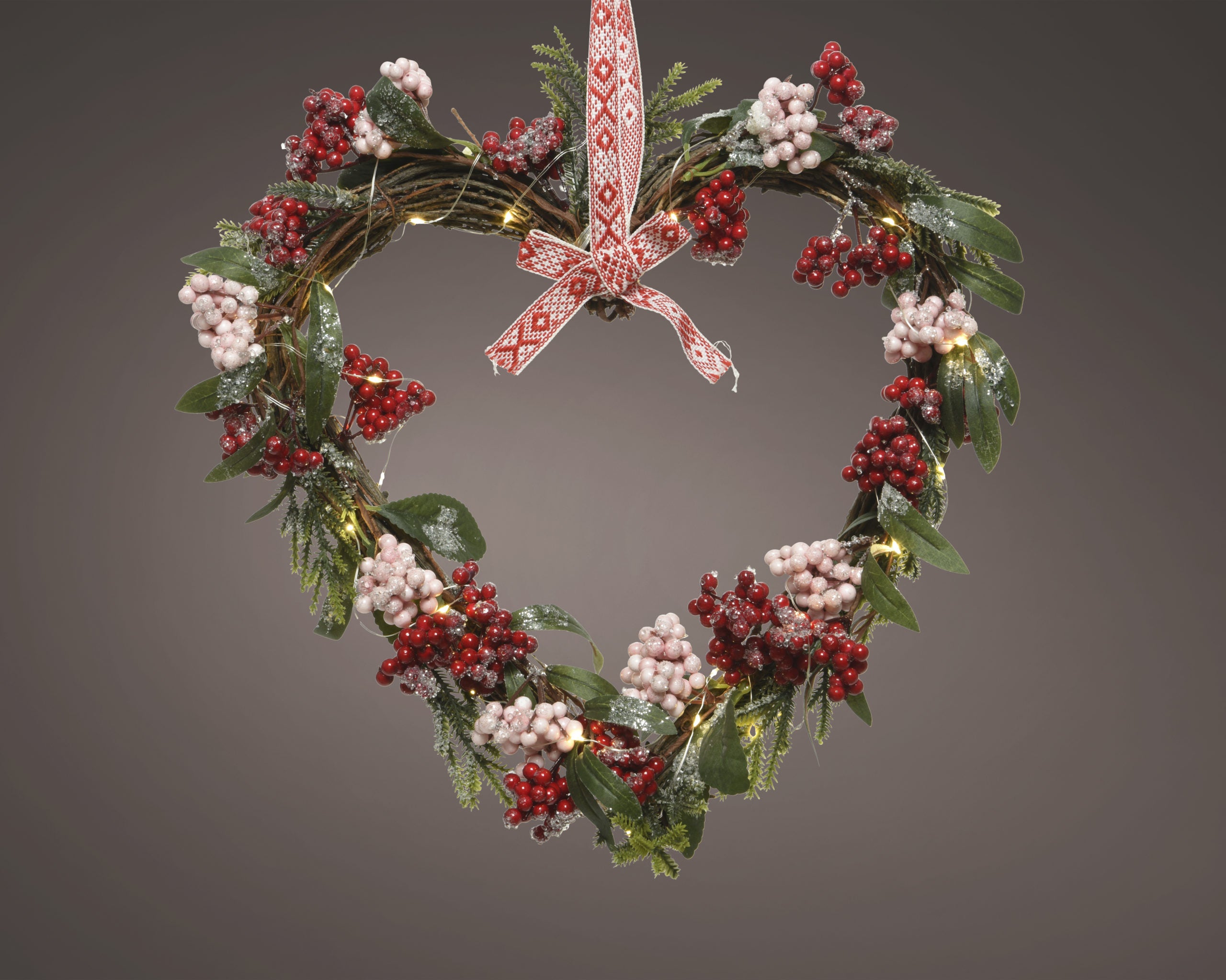 Ghirlanda Cuore Led 43 Cm