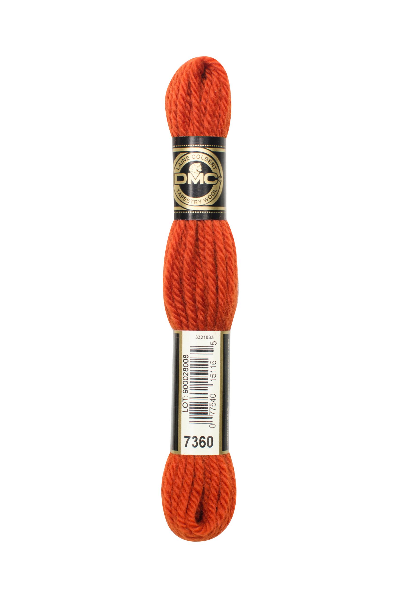 Lana Dmc Da Ricamo Colbert Colore 7360: Matassa di lana pregiata per lavori di ricamo e uncinetto con tonalità di colore azzurro intenso. | Dematteis.it
