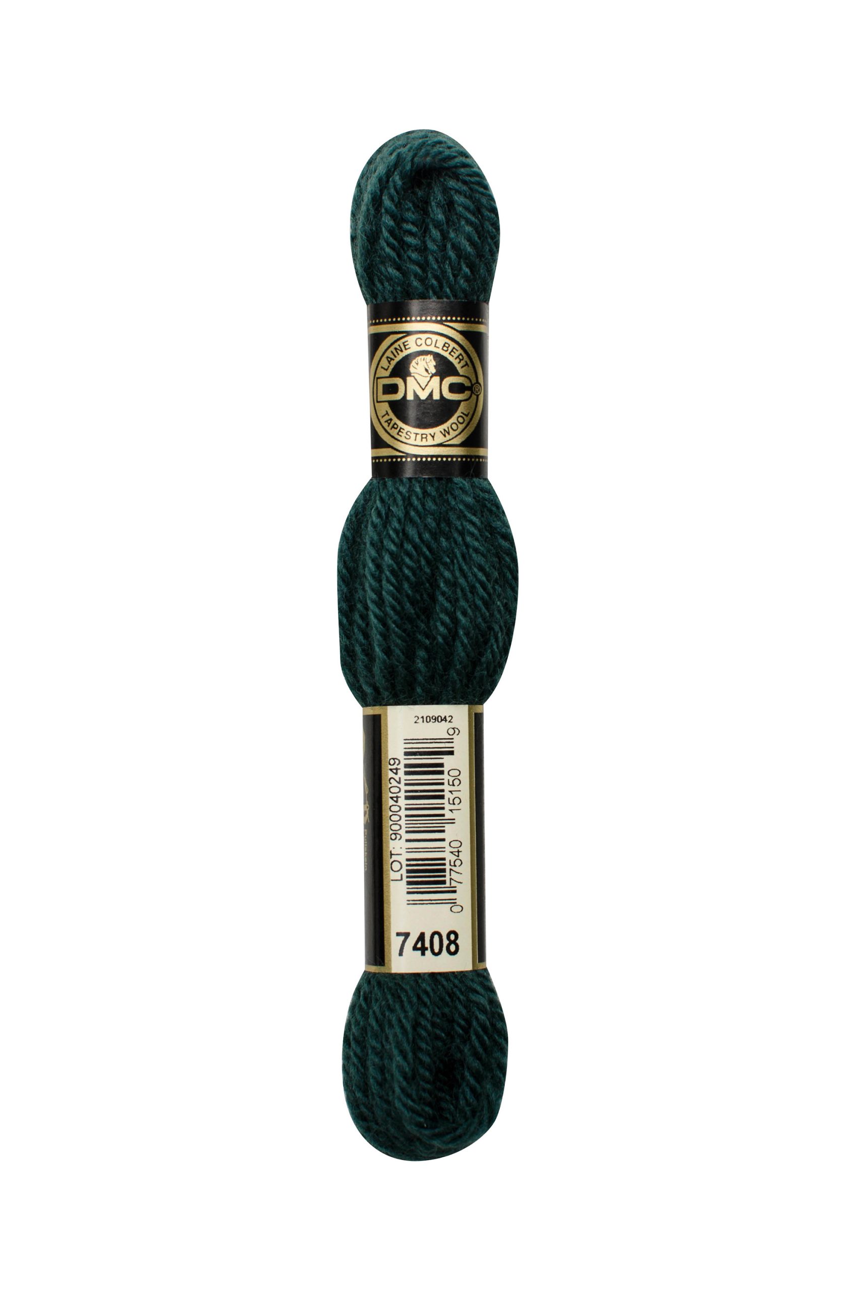 Lana Dmc Da Ricamo Colbert Colore 7408: Matassa di pregiata lana in una vivace tonalità di blu, ideale per realizzare ricami e lavorazioni a maglia di pregevole fattura. | Dematteis.it