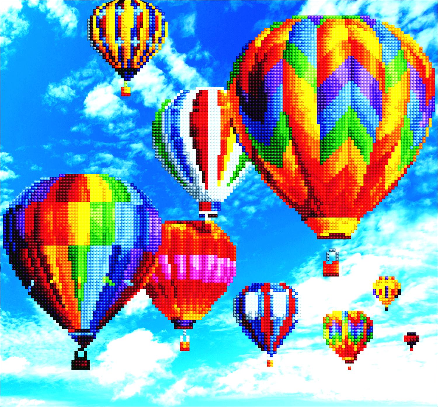 Kit Diamond Dotz Hot Air Balloons