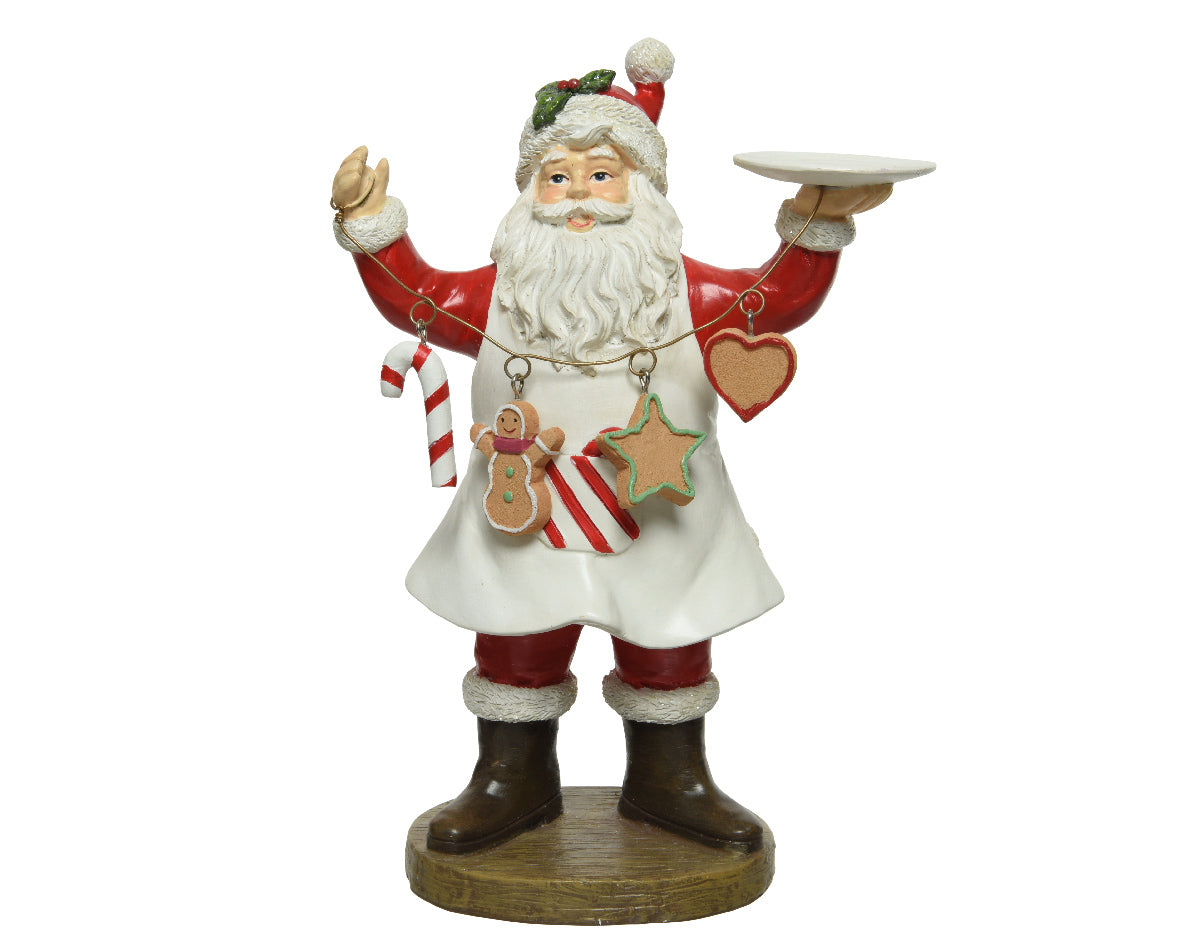 Babbo Natale Chef 9X16X23 Cm